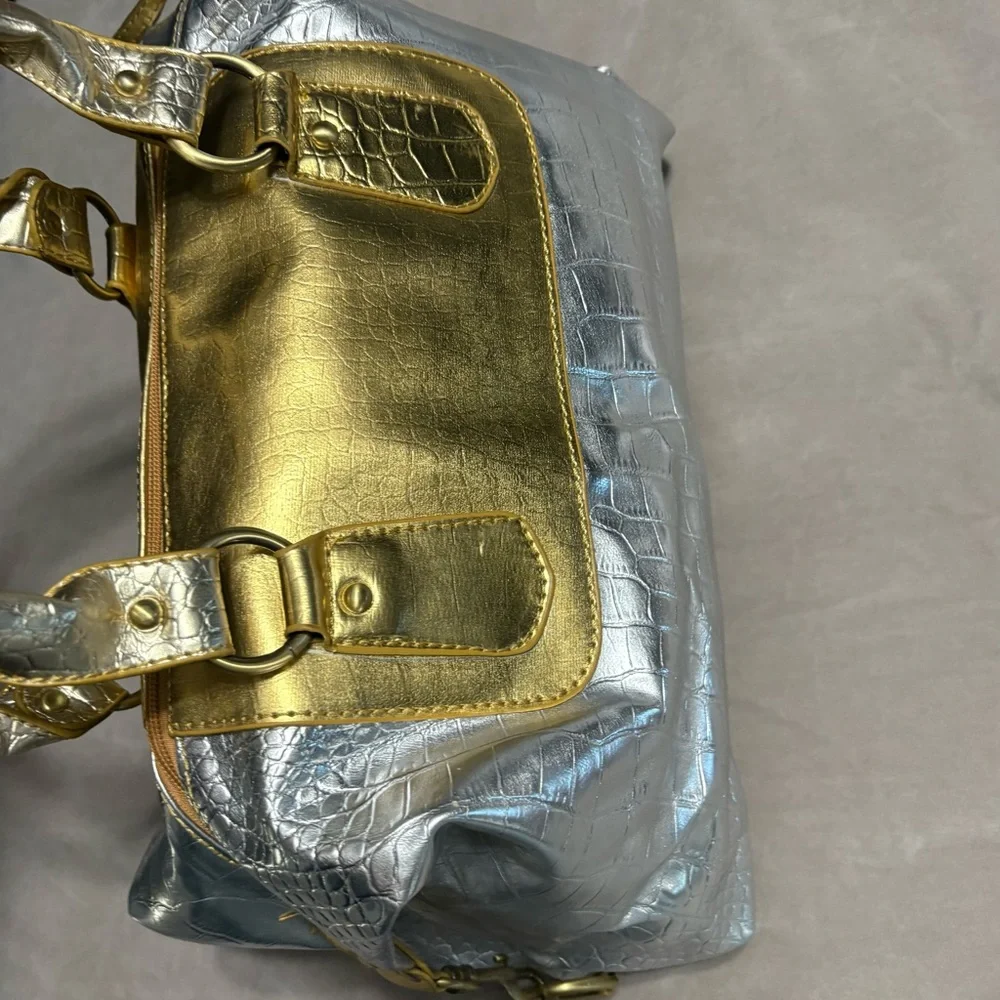 Coach Silver and Gold Women's Bag - Picture 3 of 6